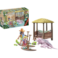 Playmobil Wiltopia Excursion en Canoë avec les Dauphins de Rivière - 71143 - Marque Playmobil - Age à partir de 4 ans