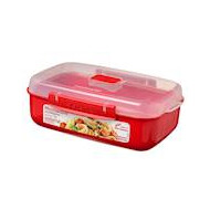 Microwave rechthoek 1,25 L - Merk Sistema - Materiaal Kunststof - Inhoud 1,25 L