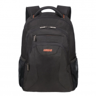 American Tourister AT Work Laptoprugzak - 34L - Max Laptopmaat 4,5x42x28cm - Zwart en Oranje - Kleur Oranje,Zwart