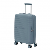 American Tourister FastForward Spinner Bagage Cabine - 55cm - 44L - Gris Bleu - Hauteur 55 cm - Couleur Bleu-gris,Gris