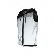Wowow Veste Cyclisme à Capuche Cross Hill - Réfléchissante - Unisexe - XXL - Argent/Noir - Marque Wowow