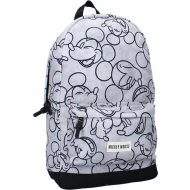 Mickey Mouse So Real Sac à Dos - 16,3L - Gris - Marque Disney - Contenu 16,3 l - Couleur Gris
