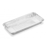 Weber Aluminium Lekbakjes - Keramkiek-Metaal-Staal - Chrome - 5 Stuks - Merk Weber