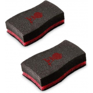 Weber Reinigingsspons - Polyester - Zwart/Rood - Merk Weber