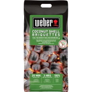 Weber Kokosbriketten - 4kg - Merk Weber