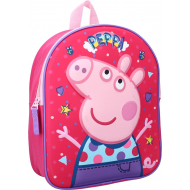 Peppa Pig Friends Around Town 3D Rugzak - 9,2L - Roze - Merk Peppa Pig - Inhoud 9,2 l - Kleur Roze