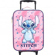 Lilo et Stitch Made To Roll Bagage Cabine - 42cm - 14,7L - Rose - Marque Disney - Hauteur 42 cm - Couleur Rose
