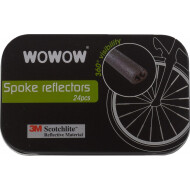 Wowow Spoke Reflector - 8x5x2cm - Argent - 24 pièces - Marque Wowow