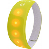 Wowow Fluoband - Magnetisch - Rode Leds - XL - Geel - Merk Wowow