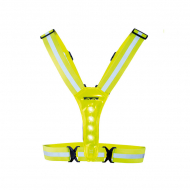 Wowow Oplaadbare LED-Riem Nokta Light Belt - Reflecterend - One Size - Geel/Zilver - Merk Wowow