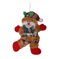 Kerstboomhanger popje bruin - Merk DDD - Kleur Bruin