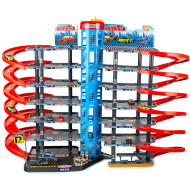 Grote parkeergarage incl 10 auto's - Merk DDD Toys - Leeftijd vanaf 6 jaar