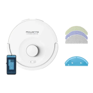 Rowenta Robotstofzuiger 2in1 X-PLORER - Serie 90 - RR8777WH - Wit - Type stofzuiger Robotstofzuiger - Kleur Wit