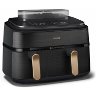 Philips 5000 series Dubbele Heteluchtfriteuse - NA552/00 - 9L - 2750W - Zwart