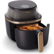 Philips 3000 Series Airfryer - NA342/00 - 7,2L - Zwart/Goud