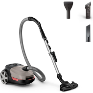 Philips 5000 Series Stofzuiger - XD5122/10 - Grijs - Type stofzuiger Stofzuiger met zak - Kleur Grijs - Opties Met handgreep