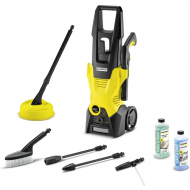 Karcher hogedrukreiniger K3 Car & Home - 120 bar - 1600W - Topper - Hoogte 332 - Breedte 293 - Lengte 493 - Merk Kärcher