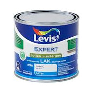 Lak expert satin buiten mix clear 0,5 L - Merk Levis