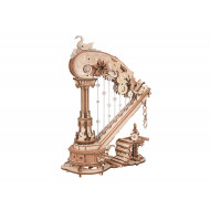 ROKR Magic Harp Boîte à Musique AMK71 Kit 3D en Bois - 350 Pièces - Age à partir de 14 jaar