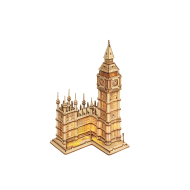 Rolife Big Ben TG507 3D Houten Puzzel - 220 Stuks - Leeftijd vanaf 14 jaar