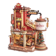 ROKR Dream Gift Factory EAB01 3D Houten Puzzel - 449 Stuks - Leeftijd vanaf 14 jaar
