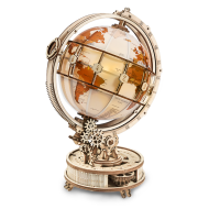 ROKR Globe Lumineux ST003D Puzzle 3D en Bois - 185 Pièces - Age à partir de 14 jaar