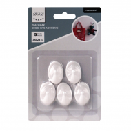 crochets permanent adhésif 5 pieces oval blanc - Surmatelas - Nouveau depuis 04/03/2022 - Marque DDD