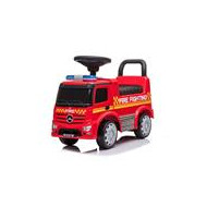 Loopauto Brandweerwagen Mercedes - Met Geluid en Licht - Merk DDD Toys - Leeftijd vanaf 1,5 jaar - Kleur Rood