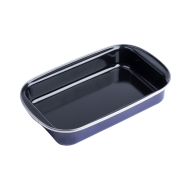 BK Fortalis Plat à Rôtir/Plat à Four - Ø30cm - Acier - Bleu - Marque BK - Couleur Bleu - Matériel Acier