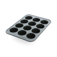 Dagelijkse Kost Moule à Muffins - Acier - Vert Olive - 12 Pièces - Marque Dagelijkse Kost - Matériel Acier - Forme n/A