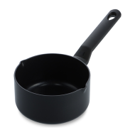 BK Casserole - Induction - Ø16cm - Aluminium - Noir - Marque BK - Convient pour Four,Induction,Keramisch,Électrique,Gaz,Halogeen