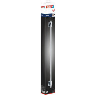 Porte-serviettes 1 barre fixe, métal chromé, amovible, 50 mm x 700 mm x 90 mm - Marque Tesa