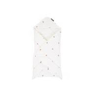 Wikkeldeken universeel 75x75 cm Jersey Hearts - Merk Childhome - Afmetingen beddengoed 35x170 cm