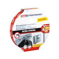 Powerbond montagetape  5 m x 19 mm - Merk Tesa