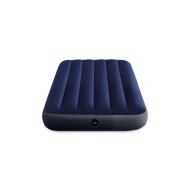 Intex Downy Twin Luchtbed - 1 Persoon - 191x99x22cm - Velours Toplaag - Merk Intex