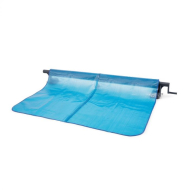 Intex Solar Cover Reel 28051 - Voor Rechthoekige Framezwembaden 274-488cm - Merk Intex - Kleur Grijs,Zwart
