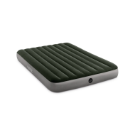 Intex Prestige Downy Luchtbed Queen - 203x152x25cm - Velours Toplaag - Incl. Batterijpomp - Merk Intex