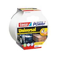 Duct tape universeel 10 m x 50 mm wit - Merk Tesa