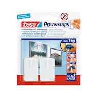 Powerstrips schilderijhaak wit - Merk Tesa