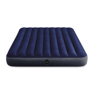 Intex Klassiek Luchtbed - 2 Personen - 191x137x22cm - Velours Toplaag - Merk Intex