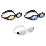 Intex Sport Master - Masque de plongée - Bandeau en silicone - Verre plastique - Multicolore - Marque Intex - Couleur Noir,Transparant,Gris - Age Adultes