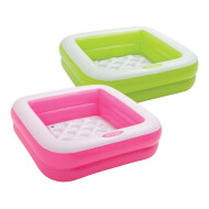 Intex Piscine bébé - 85x85x23cm - Fond gonflable - Avec kit de réparation - Marque Intex