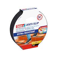 Anti-slip tape 5 m x 25 mm zwart - Merk Tesa