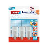 Powerstrips haak Small 5 cm  grijs (3 stuks) - Merk Tesa