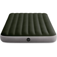 Intex Prestige Downy Luchtbed Full - 191x137x25cm - Velours Toplaag - Incl. Batterijpomp - Merk Intex