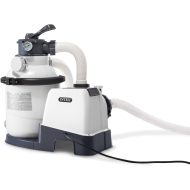 Intex Filtre à sable KrystalClear 26644GS - 4000L/h - avec minuterie - pour piscines jusqu’à 20.000L - Marque Intex