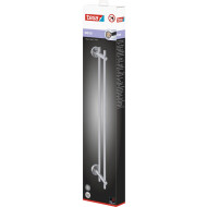 Porte-serviettes 2 barres fixes, amovible, 49 mm x 640 mm x 115 mm - Marque Tesa