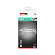 Panier de bain/douche, aluminium chromé, amovible, 92 mm x 250 mm x 125 mm - Marque Tesa