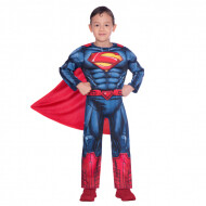 Kinderkostuum Superman - 8-10 jaar - Maat 134-140 - Leeftijd 8 t/m 10 jaar - Geslacht Jongen