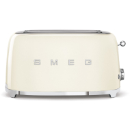 Smeg Grille-pain - 2x4 - 1500W - 6 Niveaux - Crème
